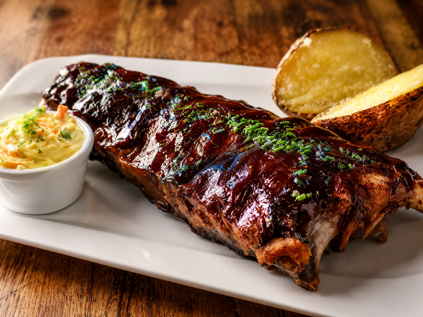 COSTILLAR ENTERO DE CERDO IBERICO CON BBQ 600GR APROX